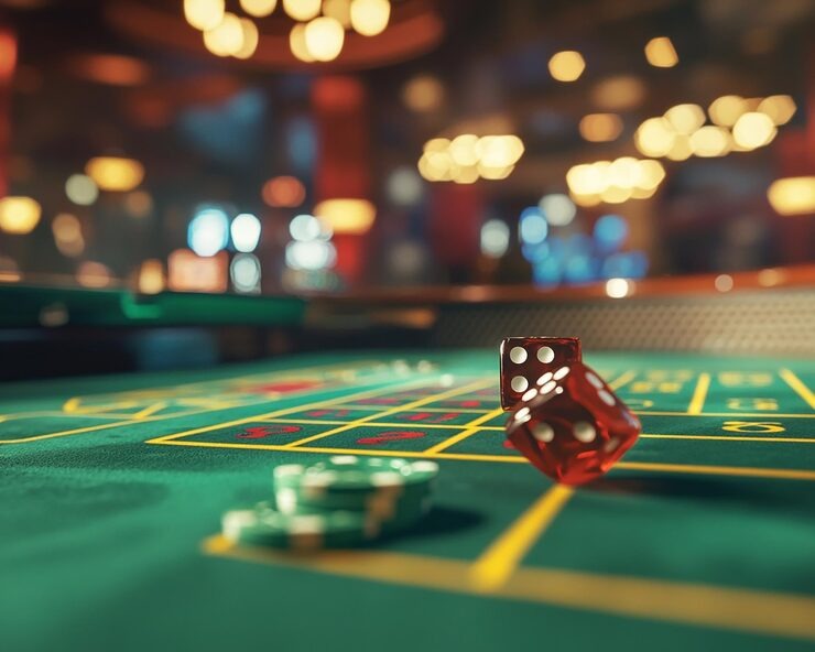Mobile phone showing live dealer table interface